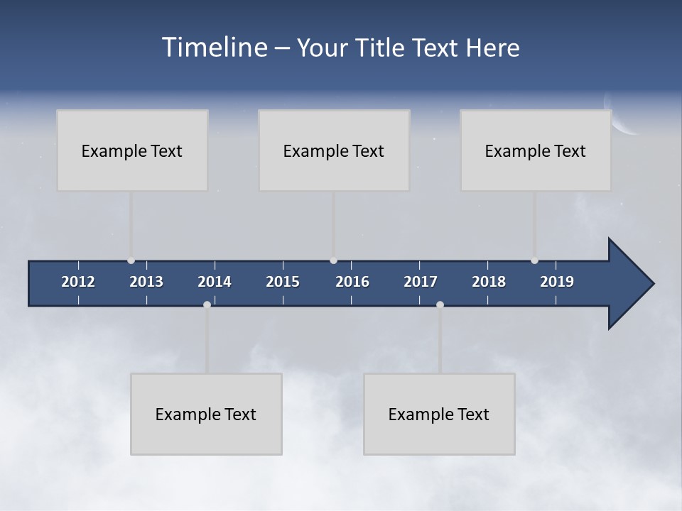 Dramatic Cloud Cloudscape PowerPoint Template