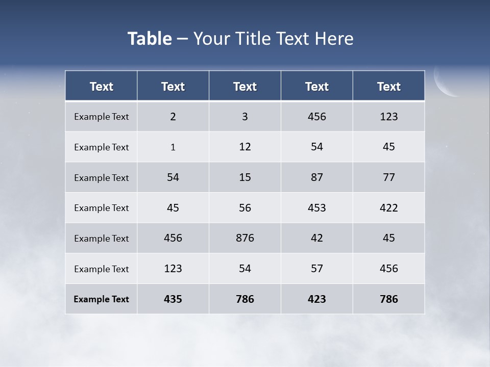 Dramatic Cloud Cloudscape PowerPoint Template