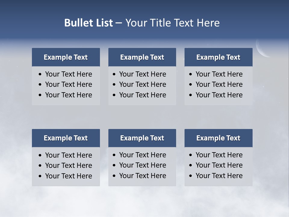 Dramatic Cloud Cloudscape PowerPoint Template