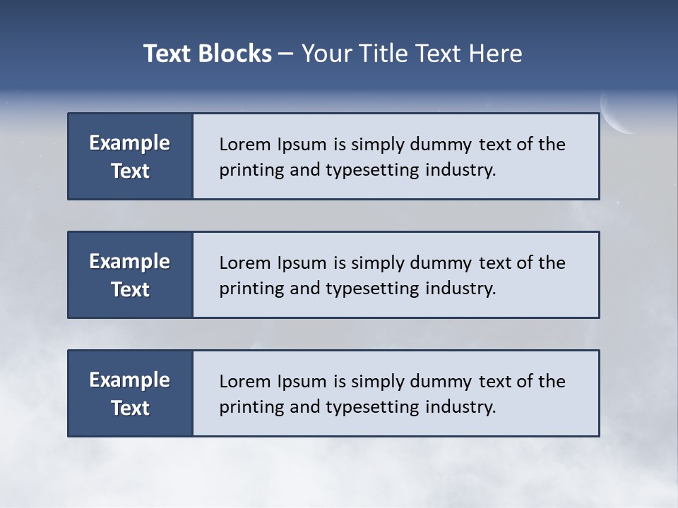 Dramatic Cloud Cloudscape PowerPoint Template