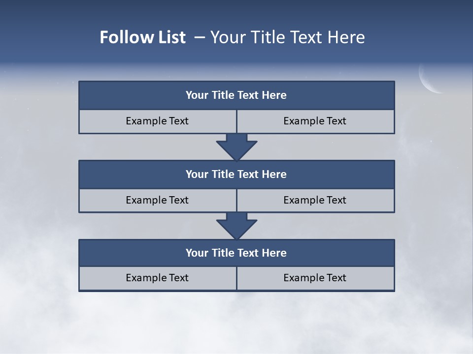 Dramatic Cloud Cloudscape PowerPoint Template