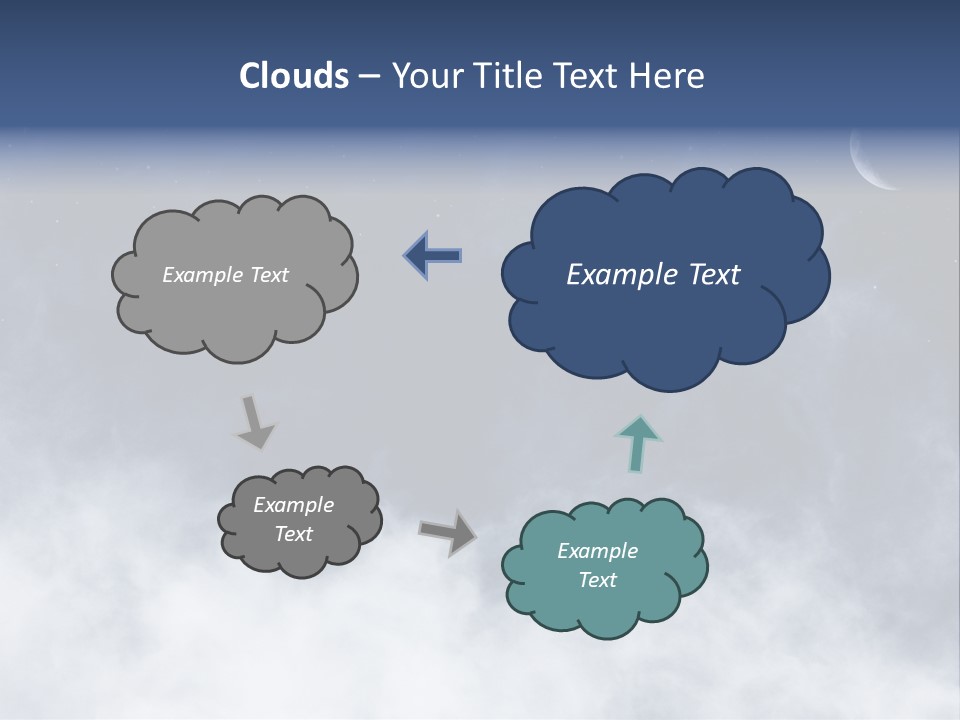 Dramatic Cloud Cloudscape PowerPoint Template