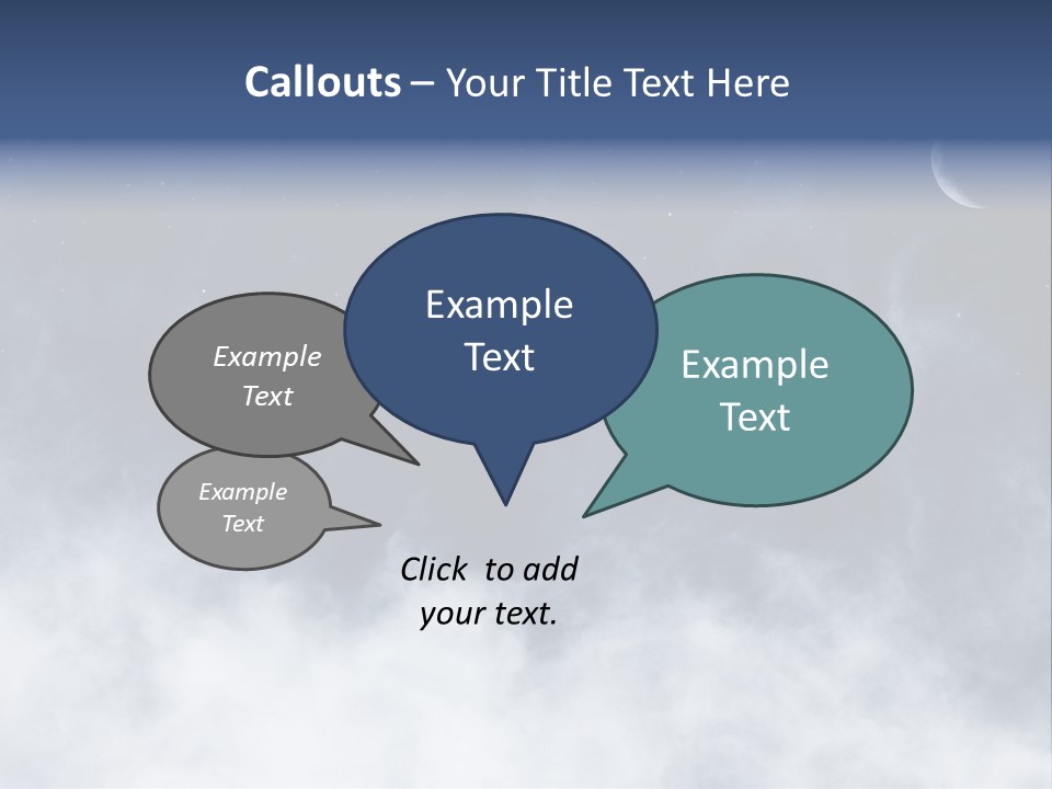 Dramatic Cloud Cloudscape PowerPoint Template