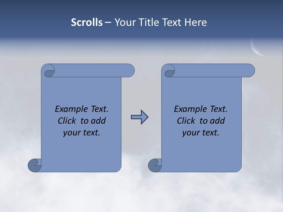 Dramatic Cloud Cloudscape PowerPoint Template