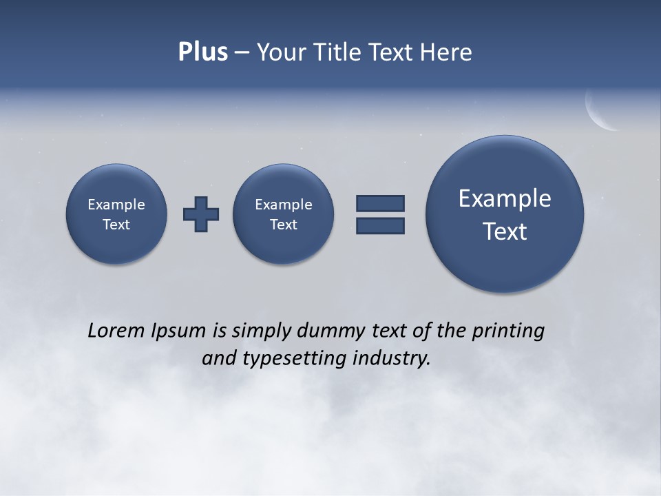 Dramatic Cloud Cloudscape PowerPoint Template