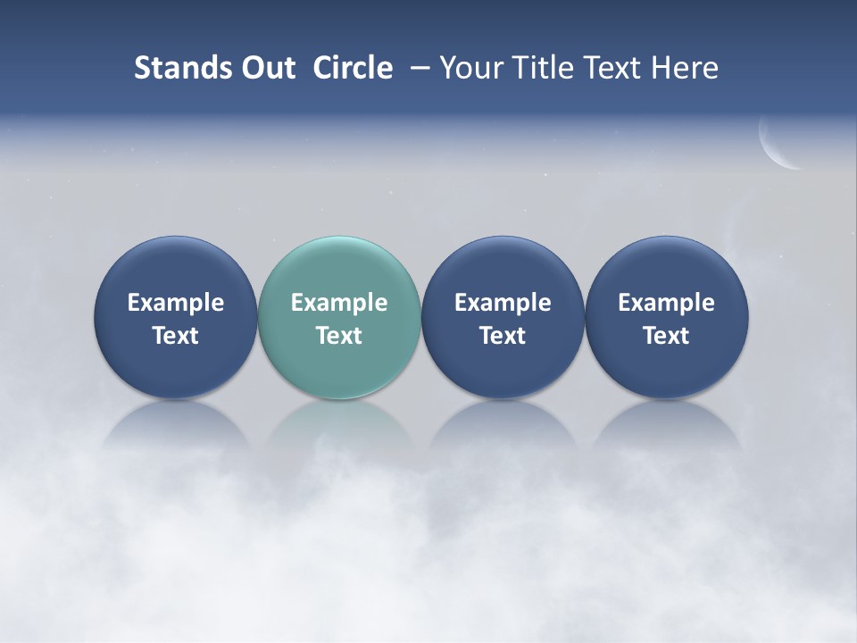 Dramatic Cloud Cloudscape PowerPoint Template