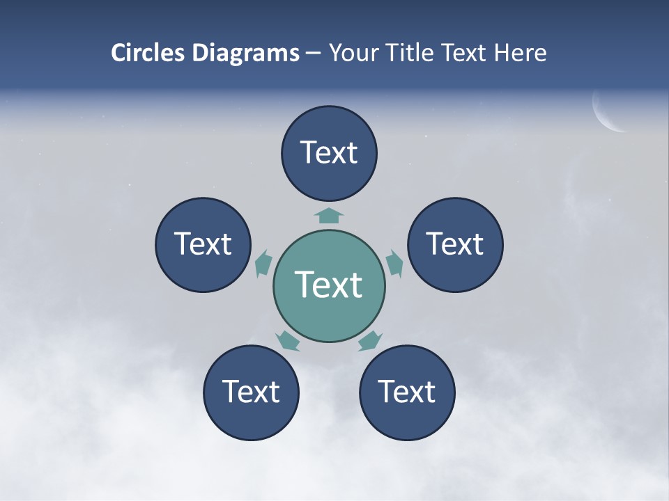 Dramatic Cloud Cloudscape PowerPoint Template