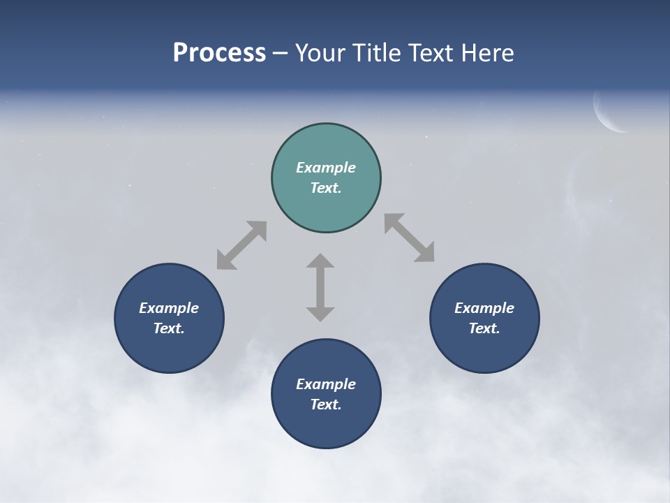 Dramatic Cloud Cloudscape PowerPoint Template