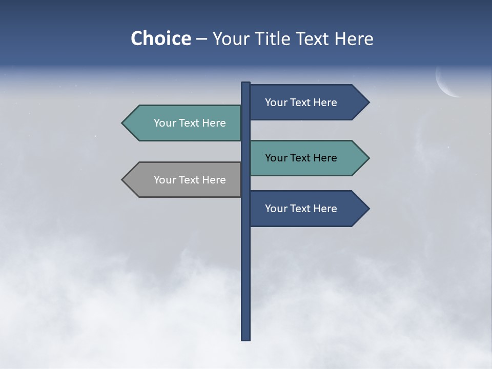 Dramatic Cloud Cloudscape PowerPoint Template