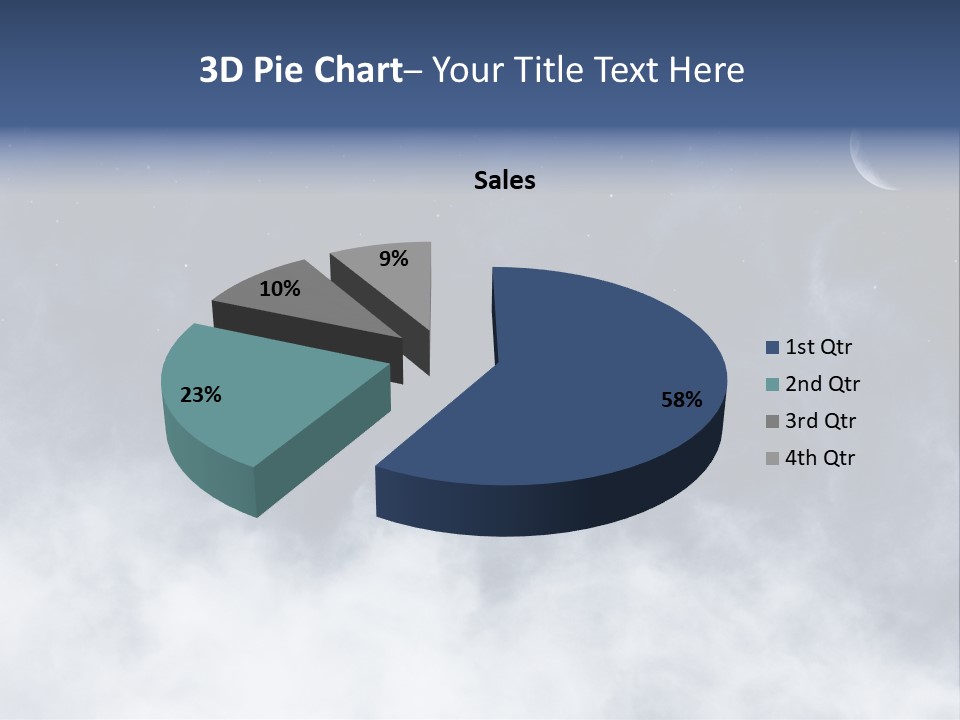 Dramatic Cloud Cloudscape PowerPoint Template