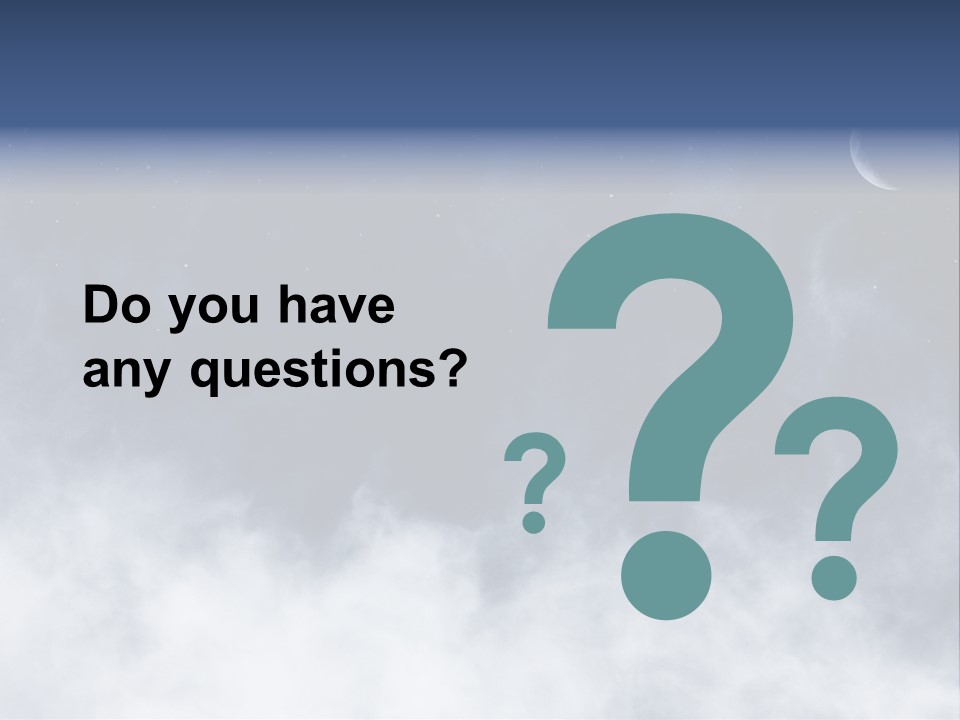 Dramatic Cloud Cloudscape PowerPoint Template