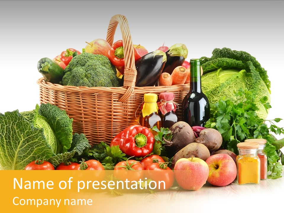 Tomato Kitchen Pepper PowerPoint Template