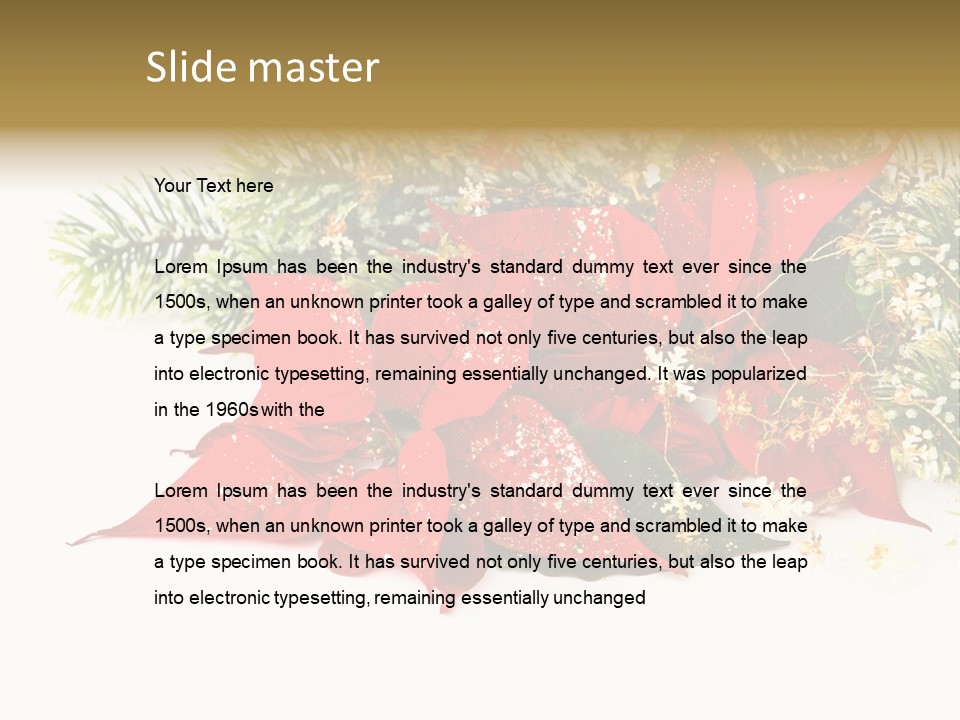 Red Background Bright PowerPoint Template