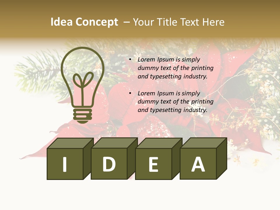 Red Background Bright PowerPoint Template