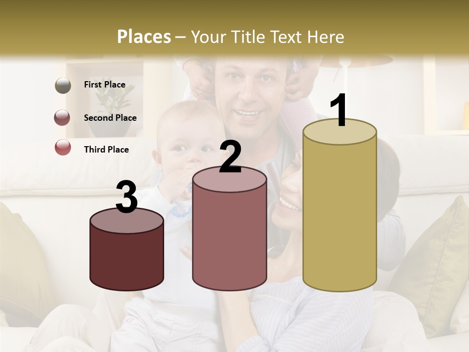 Home Sofa Togetherness PowerPoint Template
