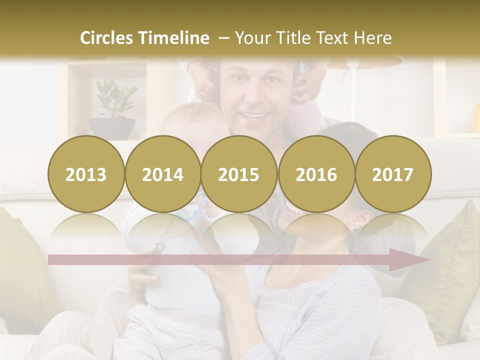 Home Sofa Togetherness PowerPoint Template