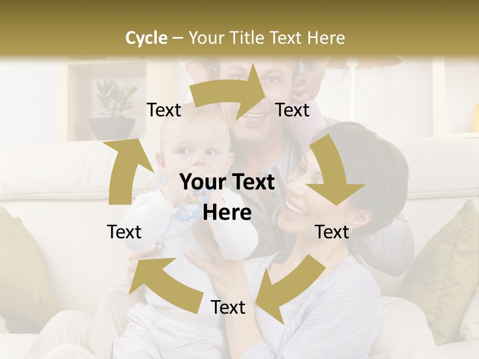 Home Sofa Togetherness PowerPoint Template