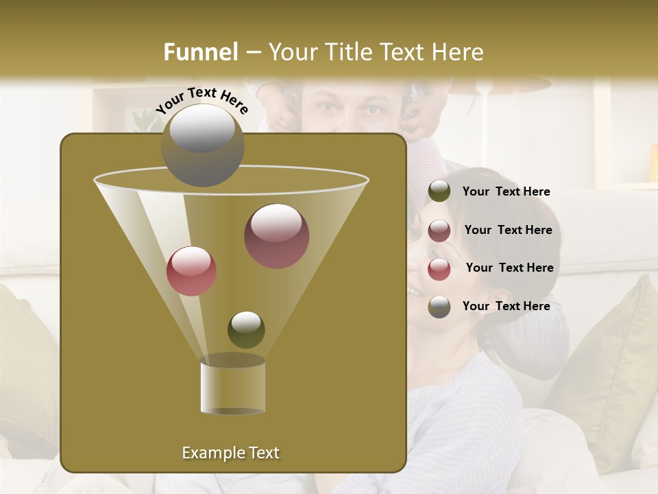 Home Sofa Togetherness PowerPoint Template