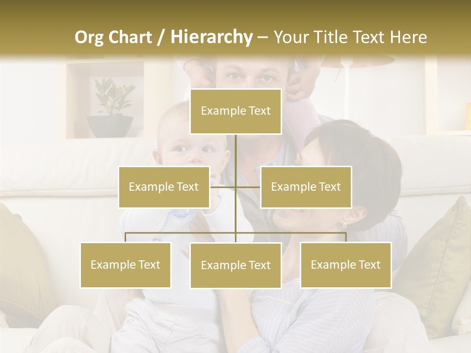Home Sofa Togetherness PowerPoint Template