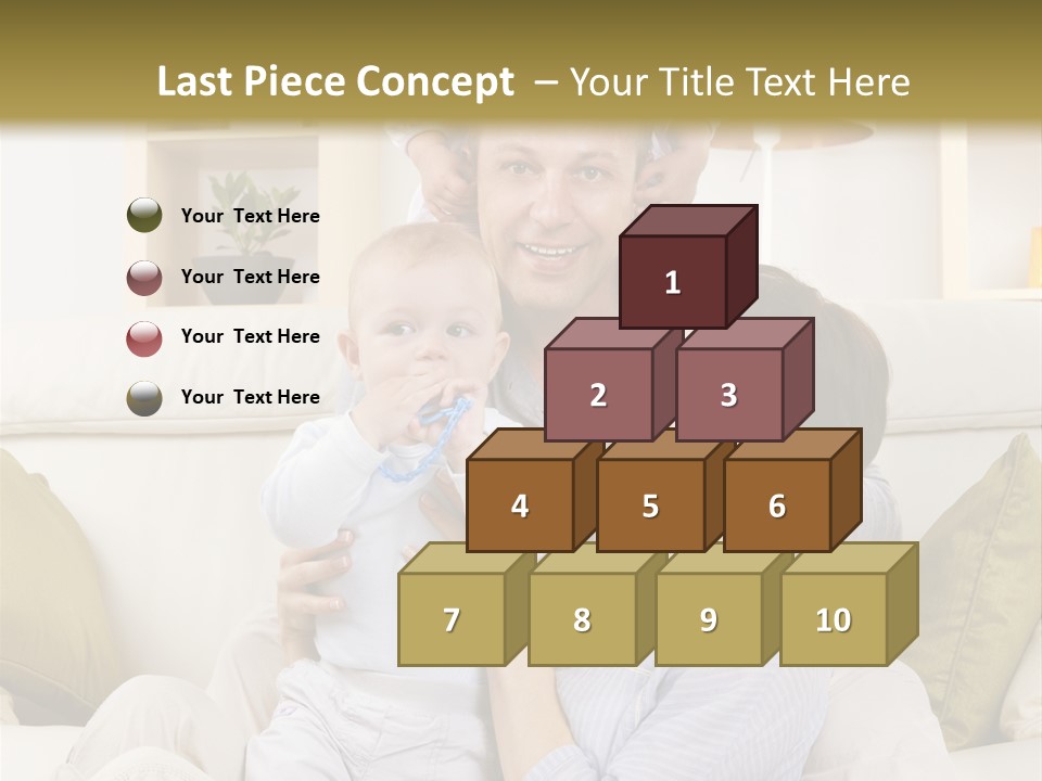 Home Sofa Togetherness PowerPoint Template