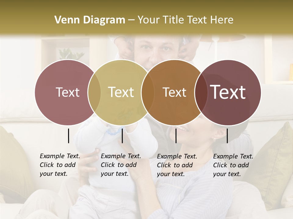 Home Sofa Togetherness PowerPoint Template