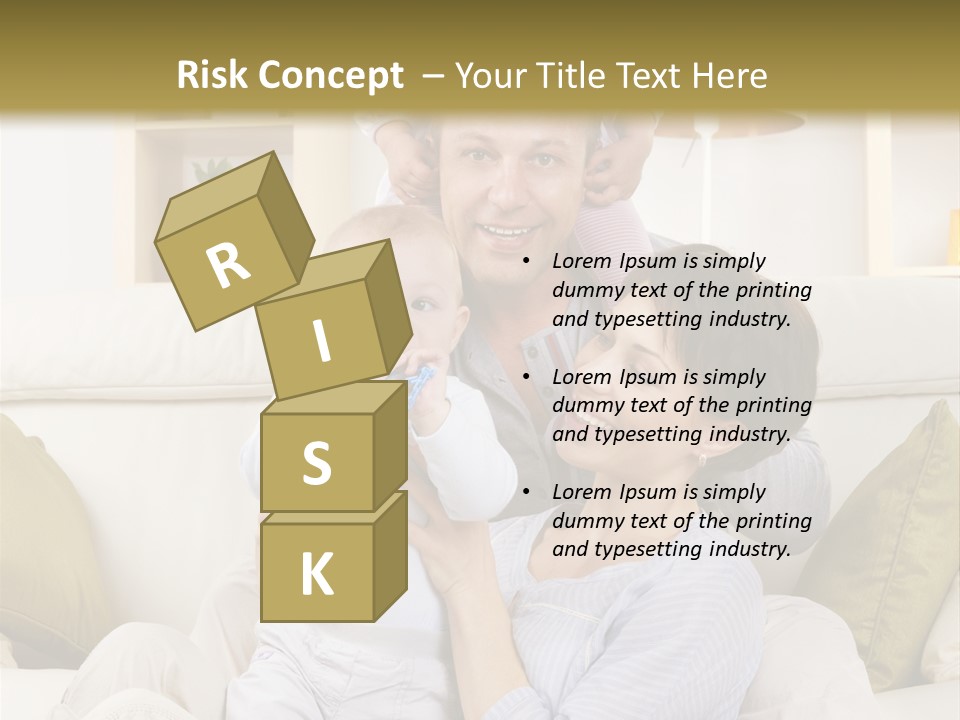 Home Sofa Togetherness PowerPoint Template