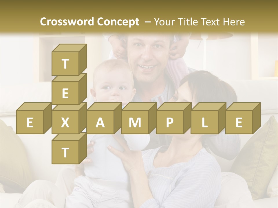 Home Sofa Togetherness PowerPoint Template