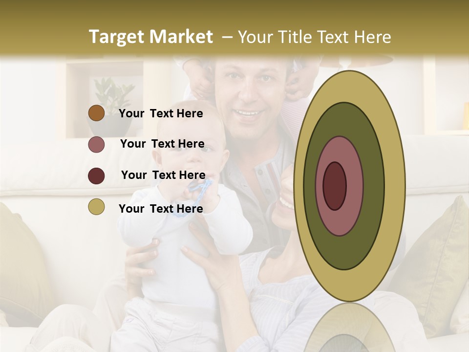 Home Sofa Togetherness PowerPoint Template