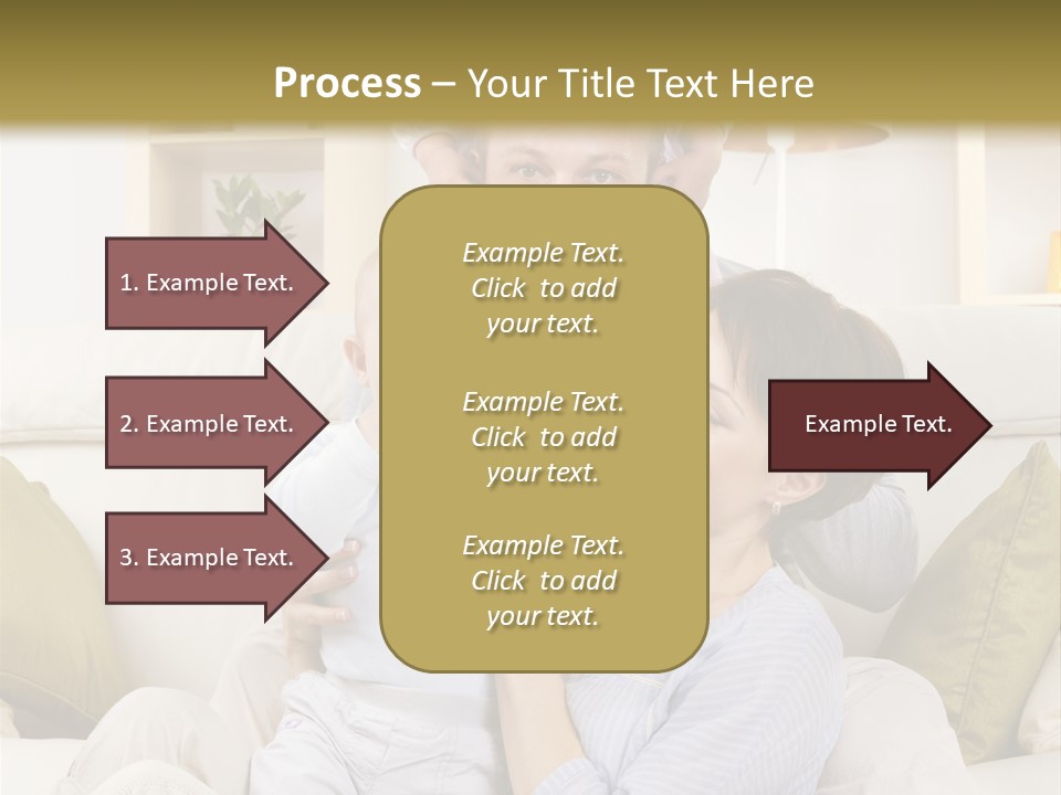 Home Sofa Togetherness PowerPoint Template