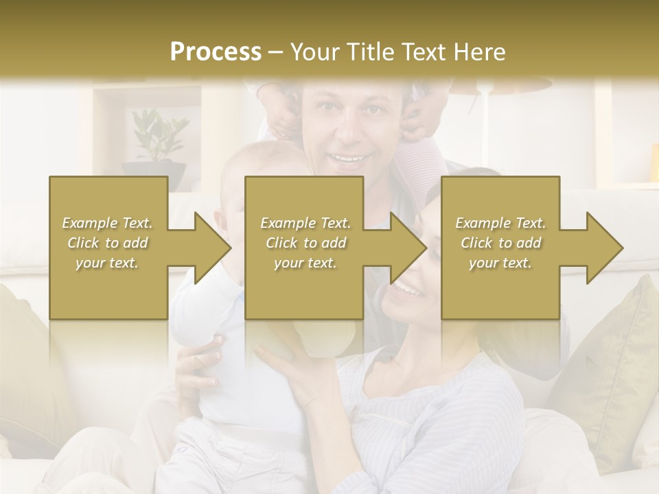 Home Sofa Togetherness PowerPoint Template
