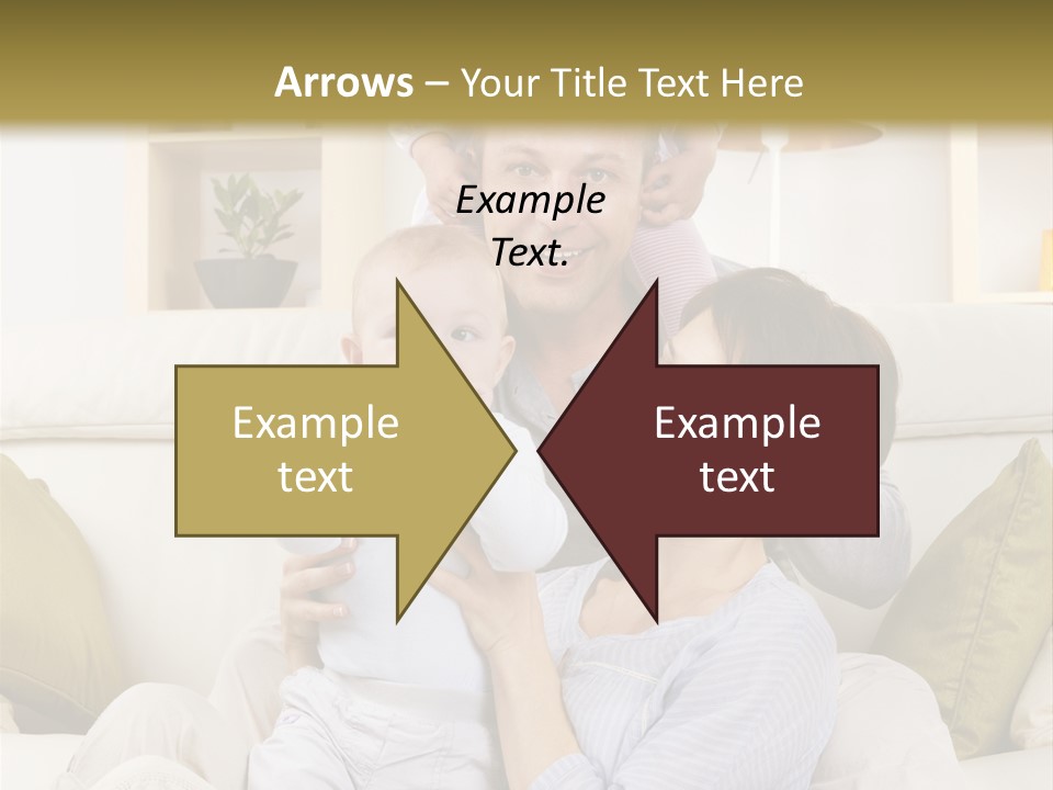 Home Sofa Togetherness PowerPoint Template