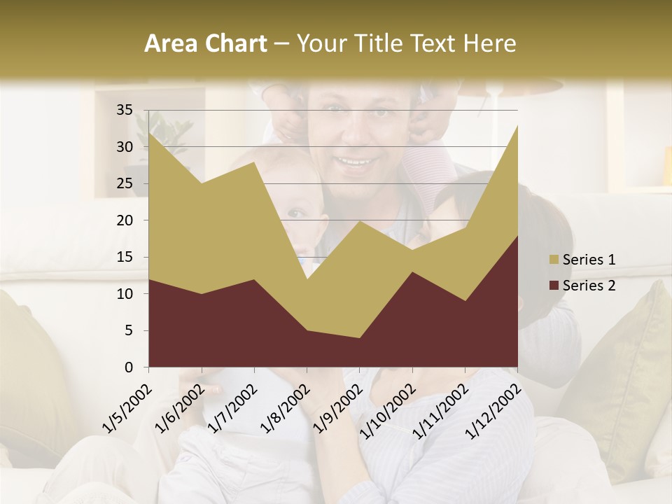 Home Sofa Togetherness PowerPoint Template
