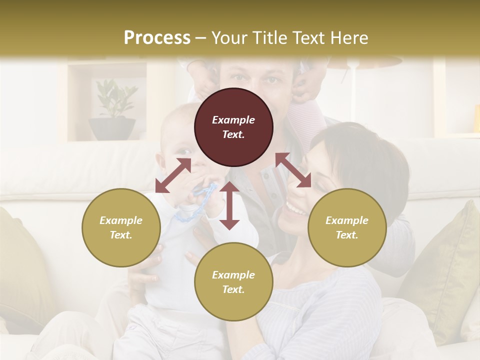 Home Sofa Togetherness PowerPoint Template