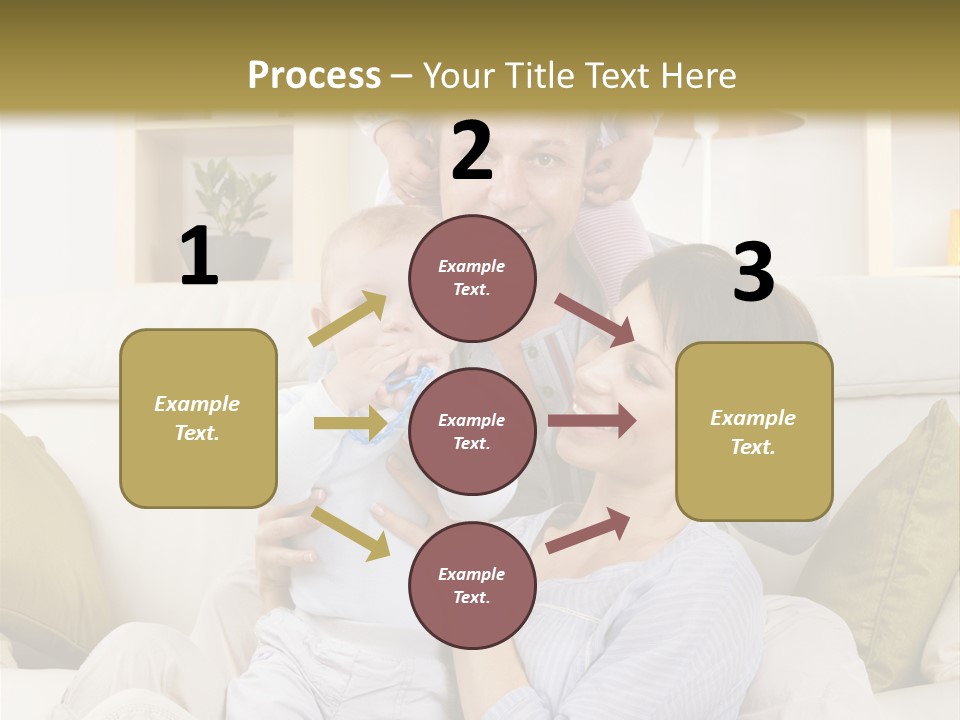 Home Sofa Togetherness PowerPoint Template
