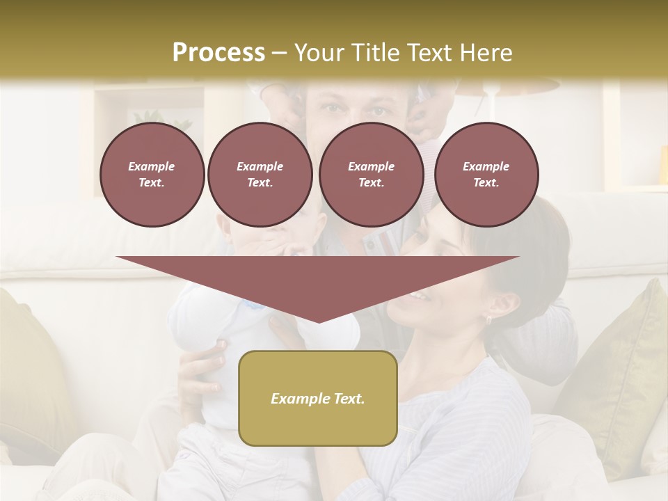 Home Sofa Togetherness PowerPoint Template