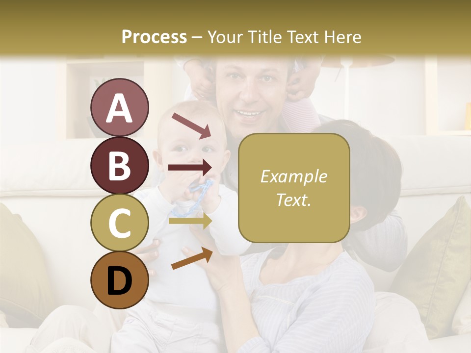 Home Sofa Togetherness PowerPoint Template
