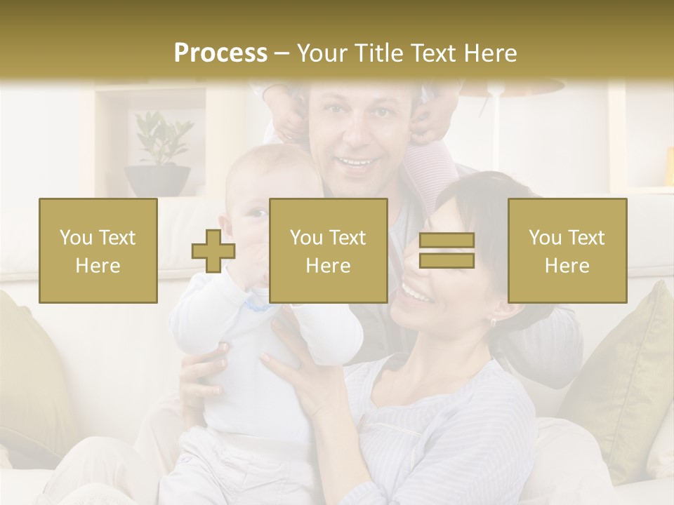 Home Sofa Togetherness PowerPoint Template