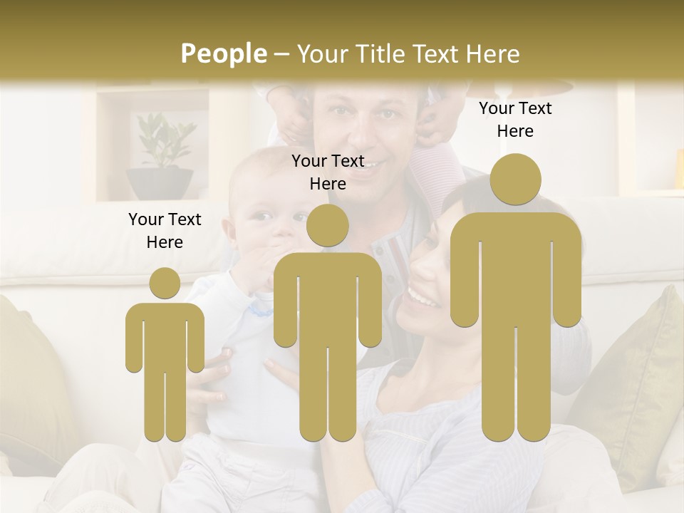 Home Sofa Togetherness PowerPoint Template