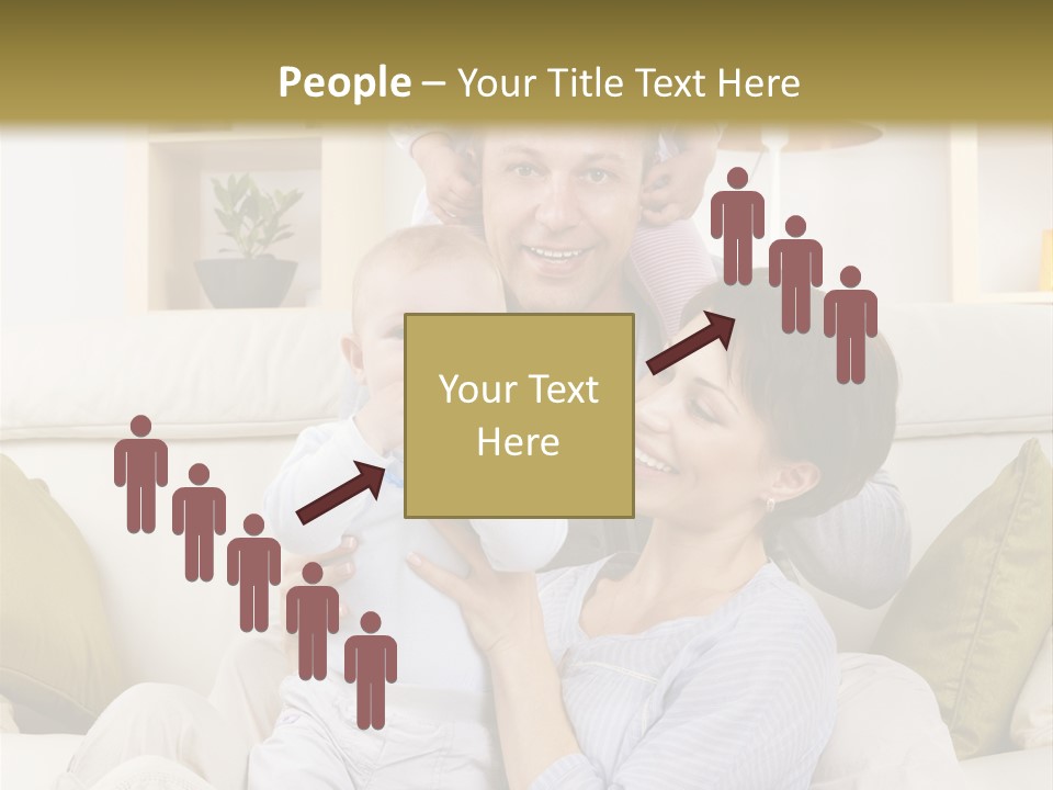 Home Sofa Togetherness PowerPoint Template