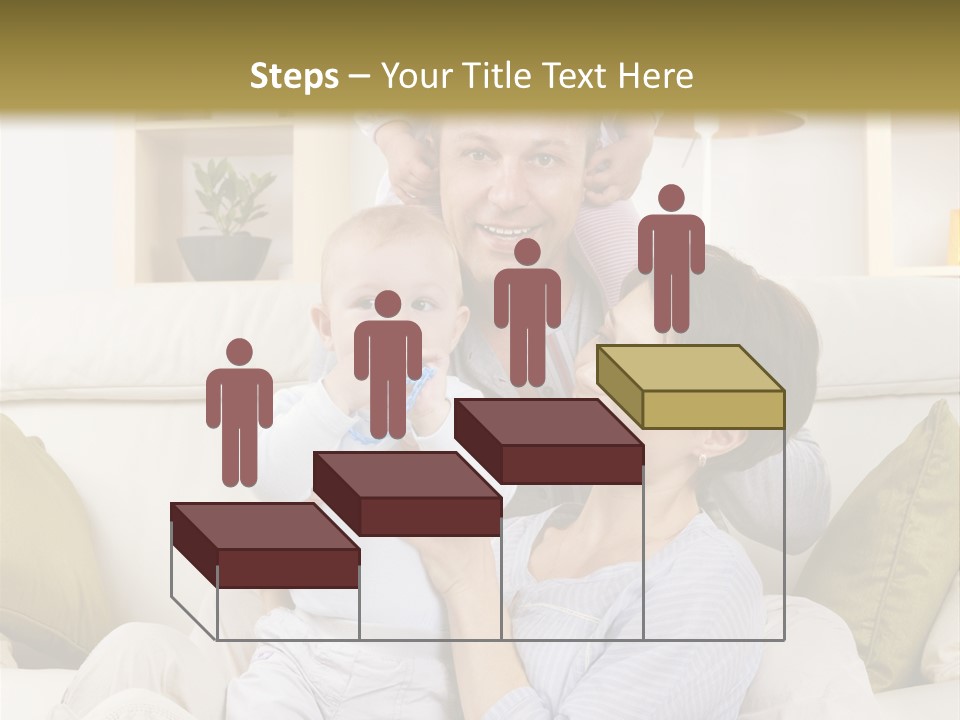 Home Sofa Togetherness PowerPoint Template