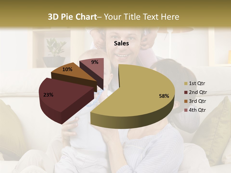 Home Sofa Togetherness PowerPoint Template