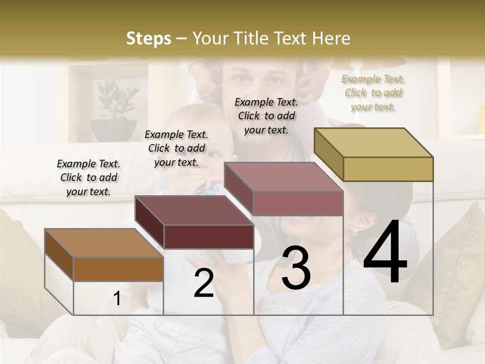 Home Sofa Togetherness PowerPoint Template