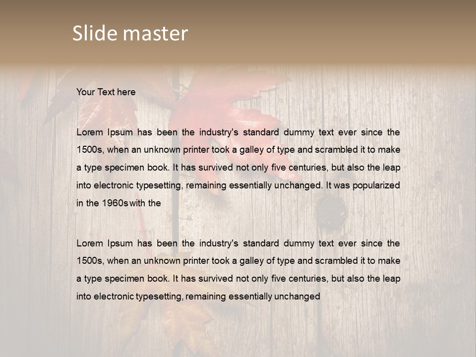 Copy Old Copy Space PowerPoint Template