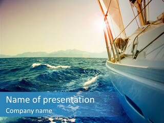 Shine Seascape Relax PowerPoint Template
