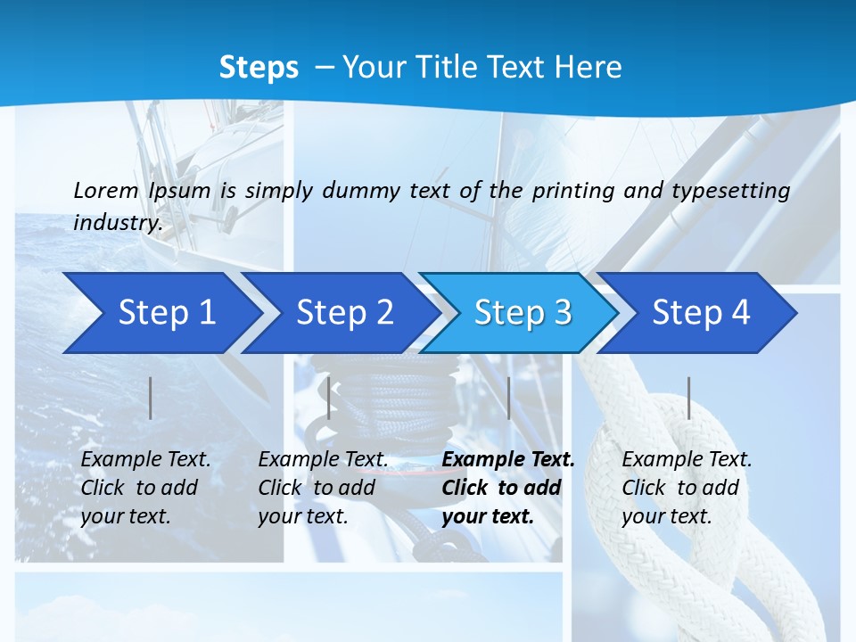 Mast Dinghies Marine PowerPoint Template