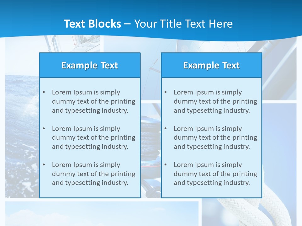 Mast Dinghies Marine PowerPoint Template
