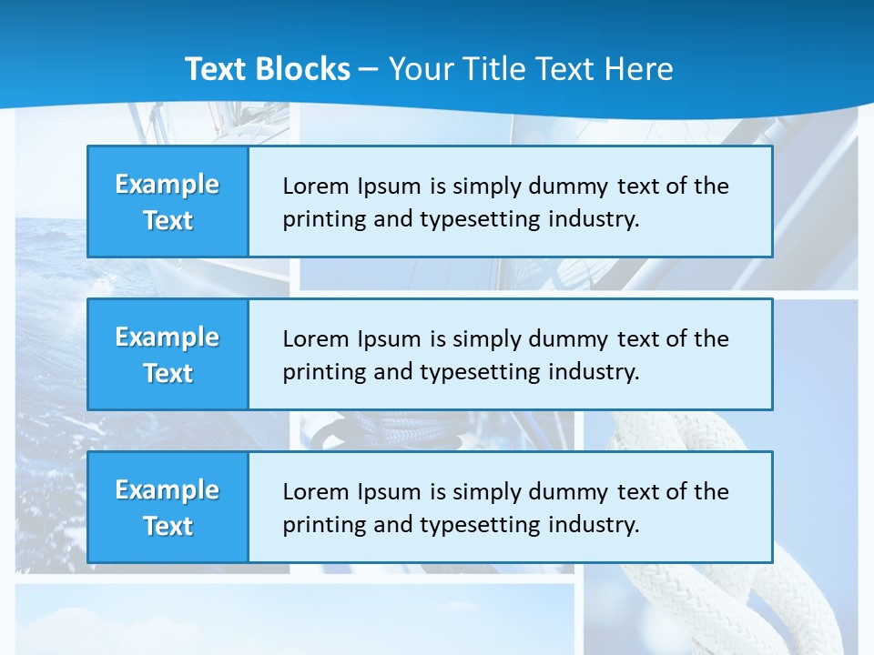Mast Dinghies Marine PowerPoint Template