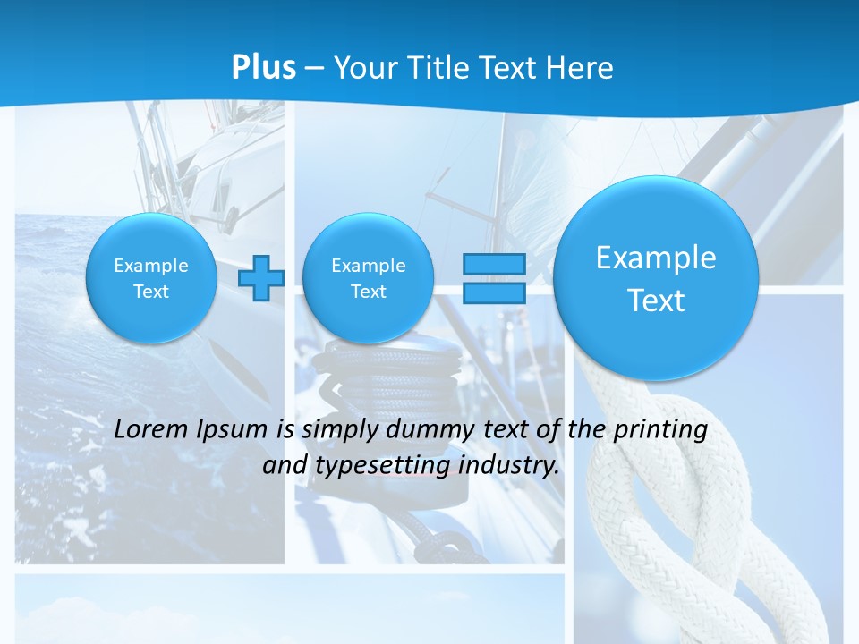 Mast Dinghies Marine PowerPoint Template