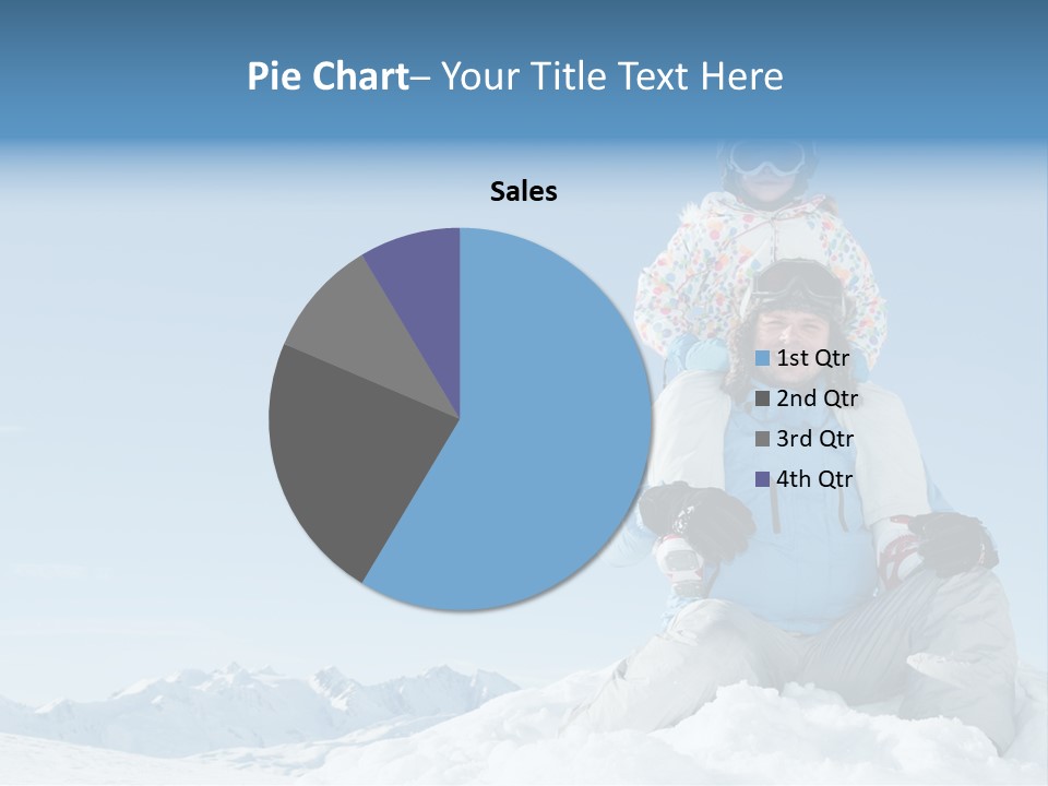 Vacation Alps Female PowerPoint Template