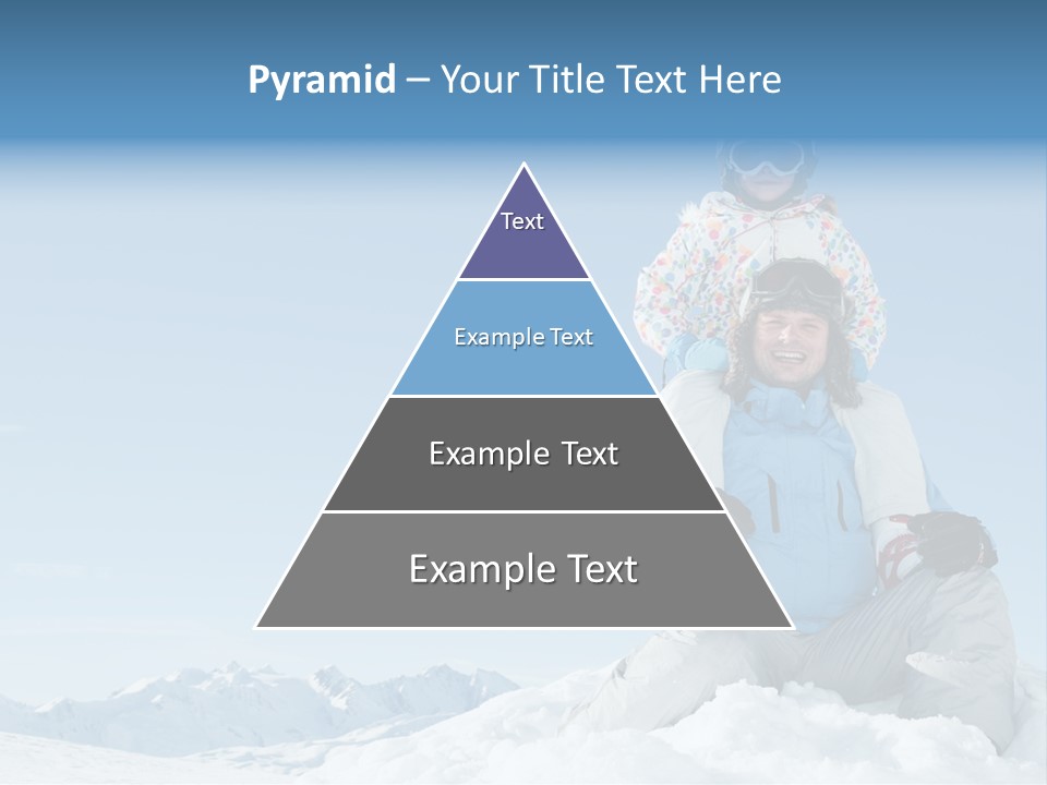 Vacation Alps Female PowerPoint Template